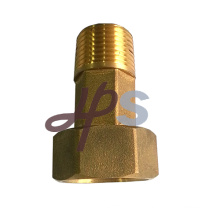 Brass threaded water meter connection coupling